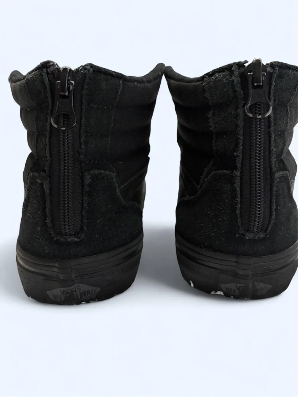 Vans Black High-Top Skate Sneakers with Gum Sole